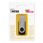 Флеш-Драйв  MIREX USB 16Gb SWIVEL BLACK