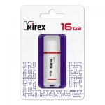 Флеш-Драйв  MIREX USB 16Gb KNIGHT WHITE