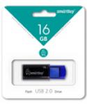 Флеш-Драйв Smartbuy USB 16Gb BUY Click black/blue
