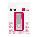 Флеш-Драйв  MIREX USB 16Gb SWIVEL WHITE