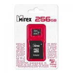 Карта памяти MIREX /SD micro 256 Gb UHS-I, U3 + aдаптер (Сlass10)