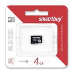 Карта памяти Smartbuy /SD micro 4 Gb (class10) без адаптера