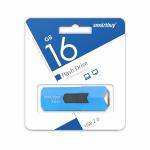 Флеш-Драйв Smartbuy USB 16Gb STREAM синий