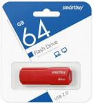 Флеш-Драйв Smartbuy USB 64Gb Clue red